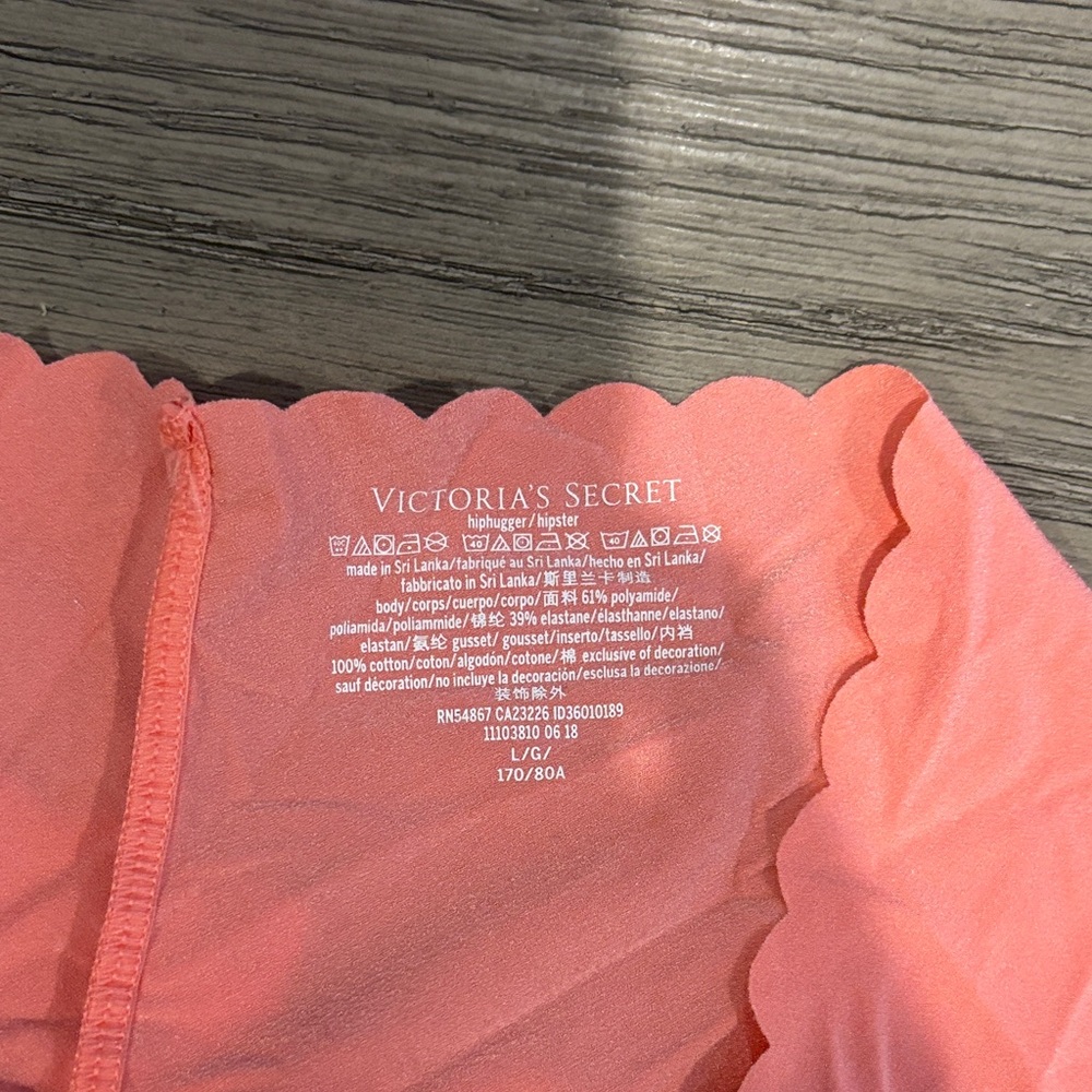 Pink and Orange Scalloped Panties - Picture 5 of 6